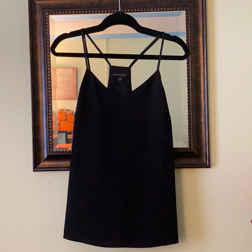 Black blouse type Tank